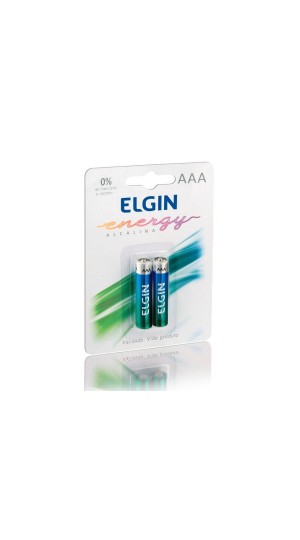 PILHA ALCALINA AAA ELGIN LR03 C/2 ELGIN