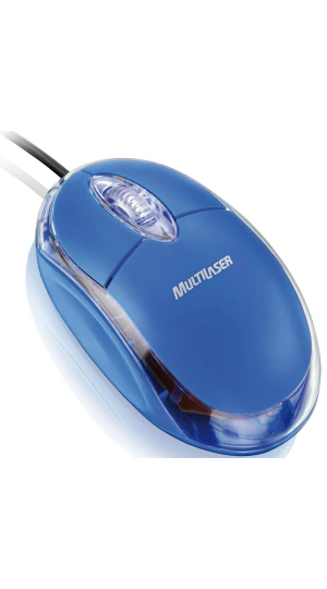 MOUSE CLASSIC AZUL MO001 USB MULTILASER