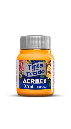 TINTA TECIDO AMARELO GEMA 833 ACRILEX