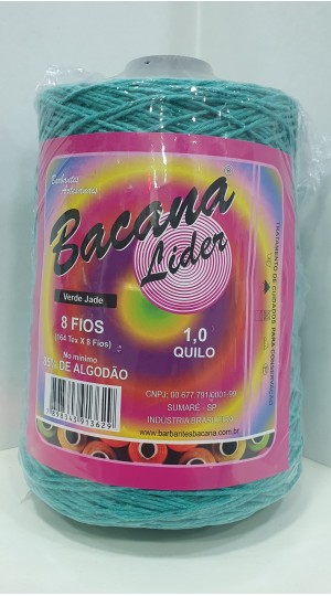 BARBANTE LIDER VERDE JADE 8 FIOS 1,0KG.