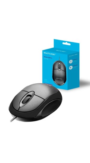 MOUSE CLASSIC BOX OPTICO PRETO MO300 USB