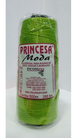 LINHA PRINCESA MODA 02 VERDE LIMÃO