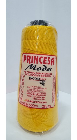 LINHA PRINCESA MODA 18 AMARELO OURO