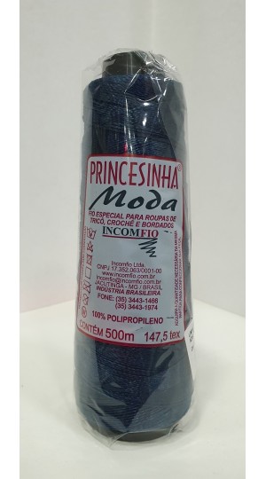 LINHA PRINCESINHA MODA 04 AZUL MARINHO