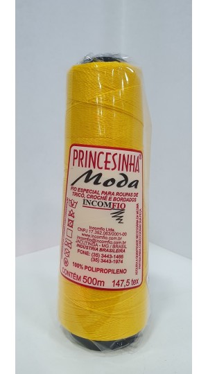 LINHA PRINCESINHA MODA 18 AMARELO OURO