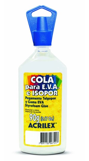 COLA ISOPOR E EVA 90G. ACRILEX