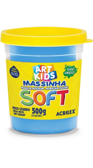 MASSA DE MODELAR SOFT 500G. 109 AZUL