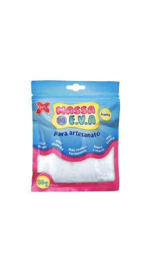 MASSA DE EVA 50G. BRANCO MAKE MAIS