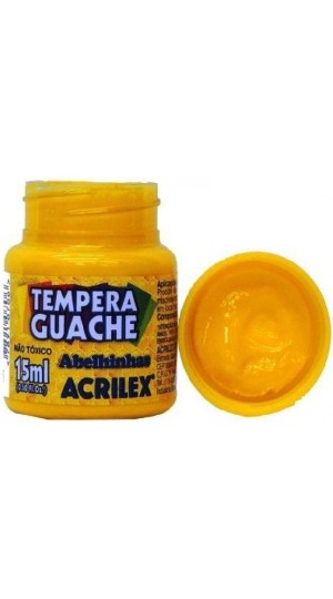 TINTA GUACHE AMARELO 505 15ML  ACRILEX